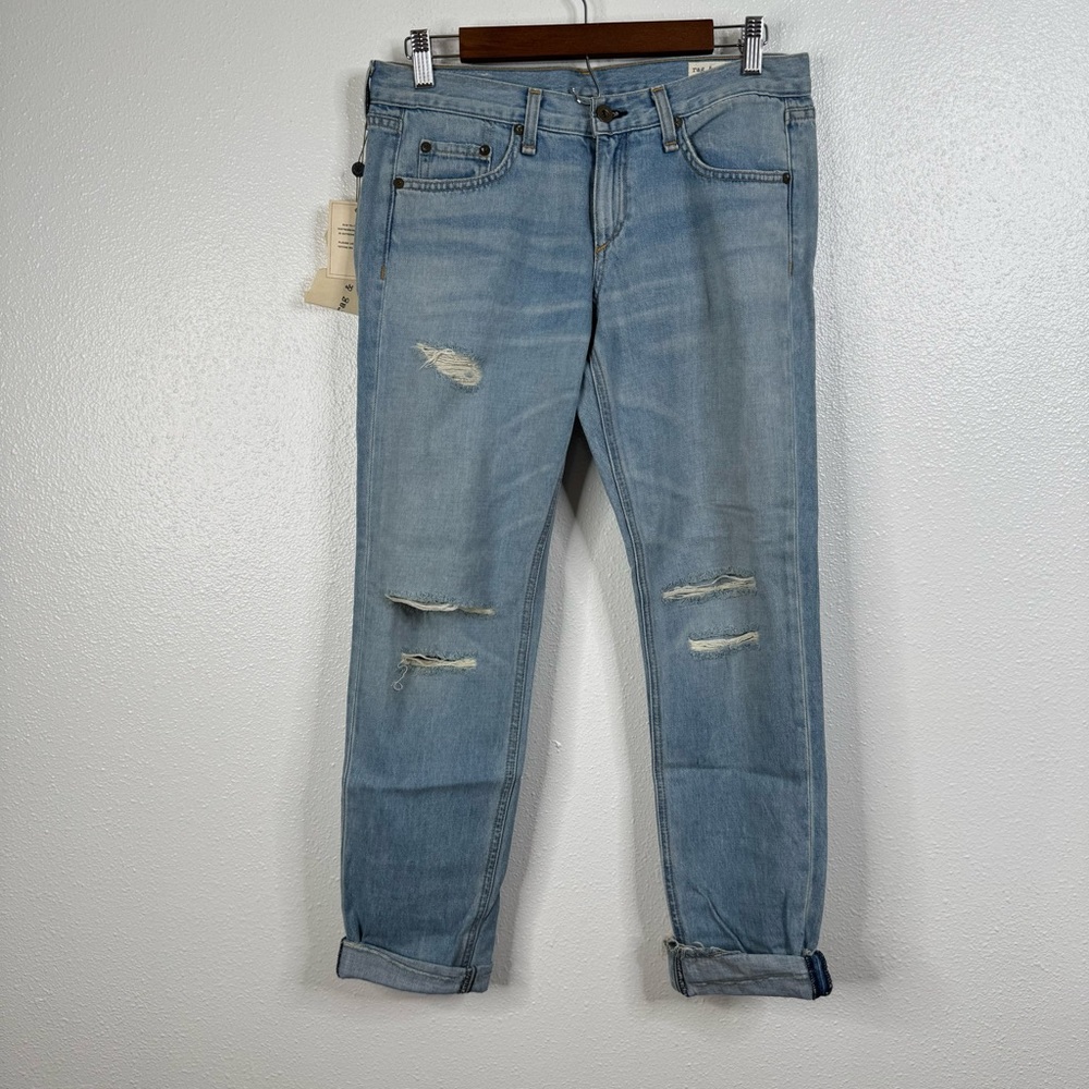 Rag & Bone NWT Distressed Boyfriend Jeans Size 25